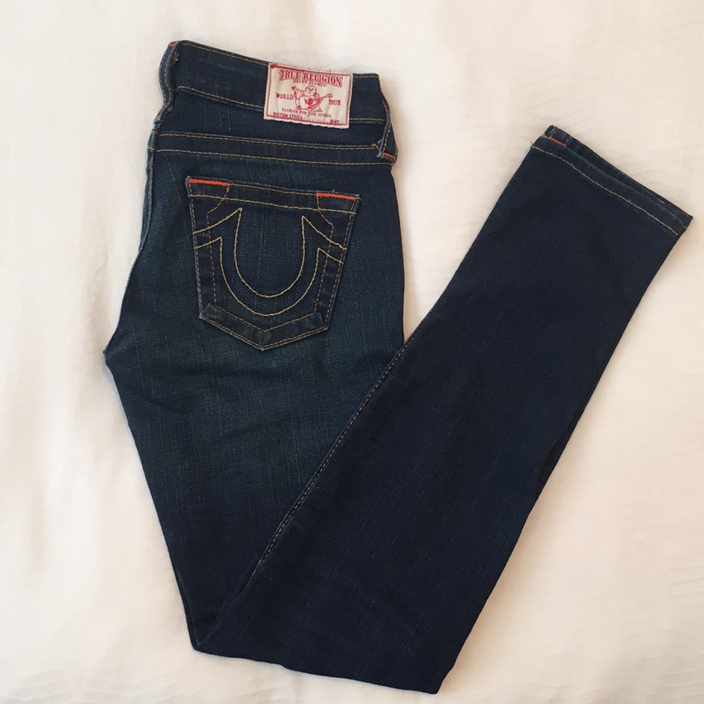 True Religion Brand. Stella Skinny. Size 25. EUC